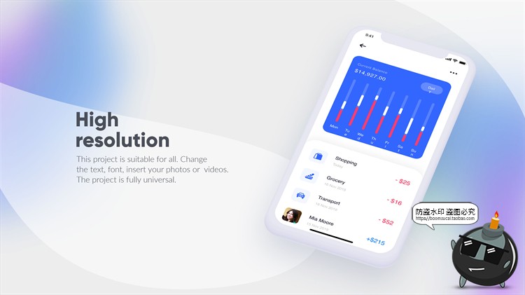 图片[8]-手机APP界面展示介绍排版演示样机UI作品集简历面试PSD模板素材-设计猿