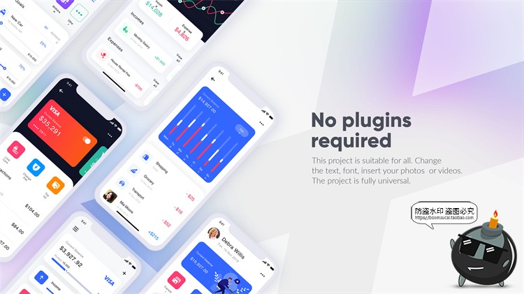 图片[15]-手机APP界面展示介绍排版演示样机UI作品集简历面试PSD模板素材-设计猿