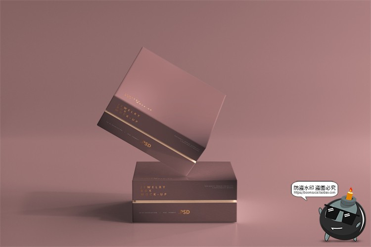 图片[4]-天地盖木质礼盒礼品包装盒子效果图智能贴图样机PSD模板PS素材-设计猿