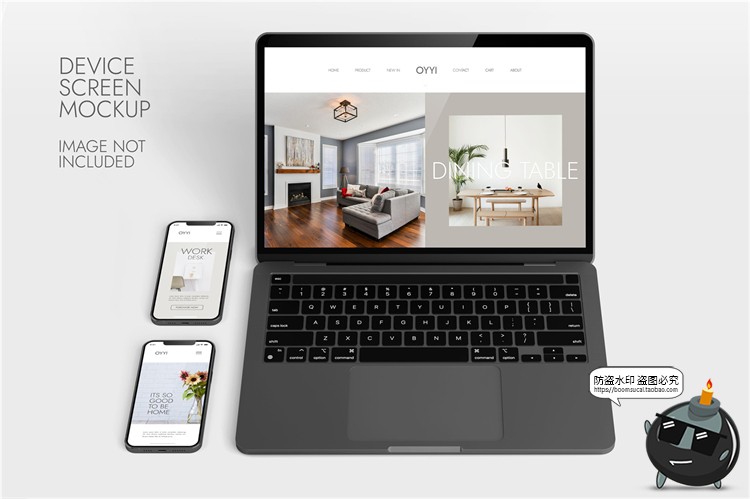 图片[9]-网页APP界面UI设备电脑笔记本屏幕作品集演示样机PSD模板PS素材-设计猿