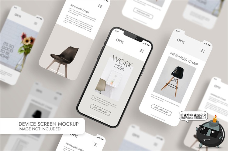 图片[5]-网页APP界面UI设备电脑笔记本屏幕作品集演示样机PSD模板PS素材-设计猿