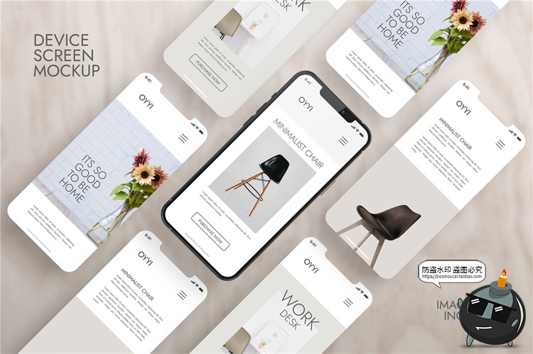 图片[7]-网页APP界面UI设备电脑笔记本屏幕作品集演示样机PSD模板PS素材-设计猿
