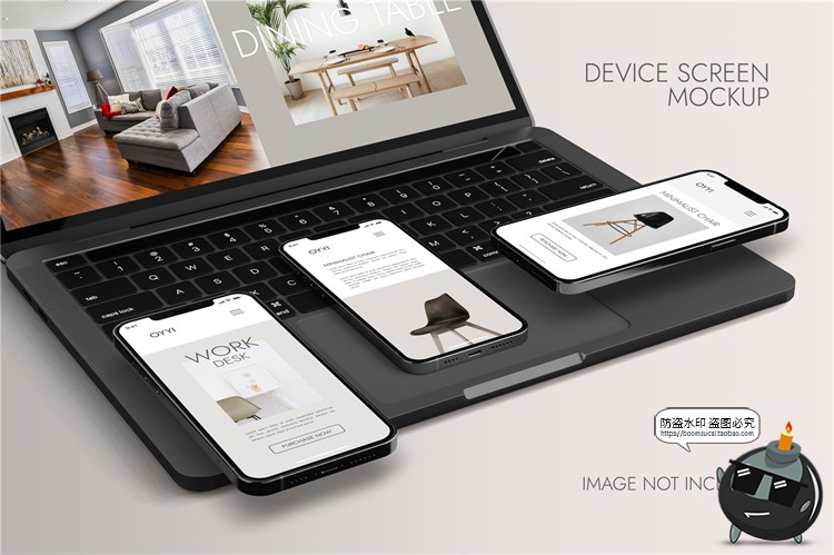 图片[12]-网页APP界面UI设备电脑笔记本屏幕作品集演示样机PSD模板PS素材-设计猿
