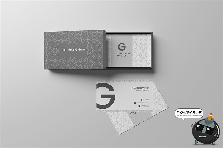 图片[2]-商务商业个人名片卡片盒装展示模型mockups样机贴图PSD模板PS素材-设计猿