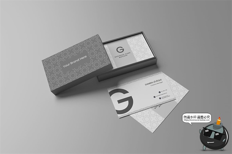 图片[3]-商务商业个人名片卡片盒装展示模型mockups样机贴图PSD模板PS素材-设计猿