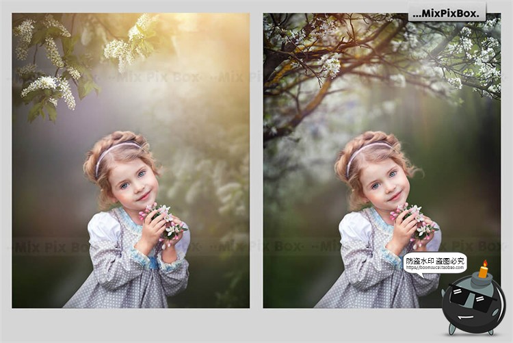 图片[4]-哥特风树林阴森景观花卉叶子背景后期合成修图场景JPG图片素材-设计猿