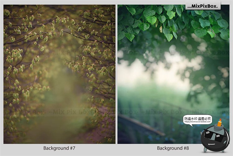 图片[6]-哥特风树林阴森景观花卉叶子背景后期合成修图场景JPG图片素材-设计猿