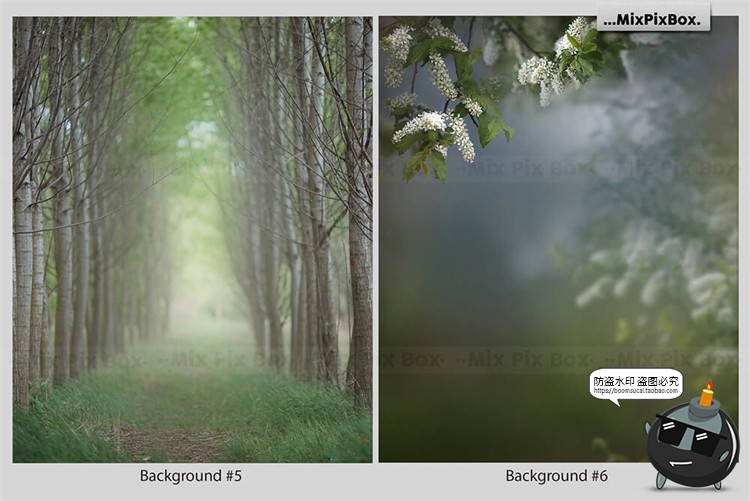 图片[7]-哥特风树林阴森景观花卉叶子背景后期合成修图场景JPG图片素材-设计猿