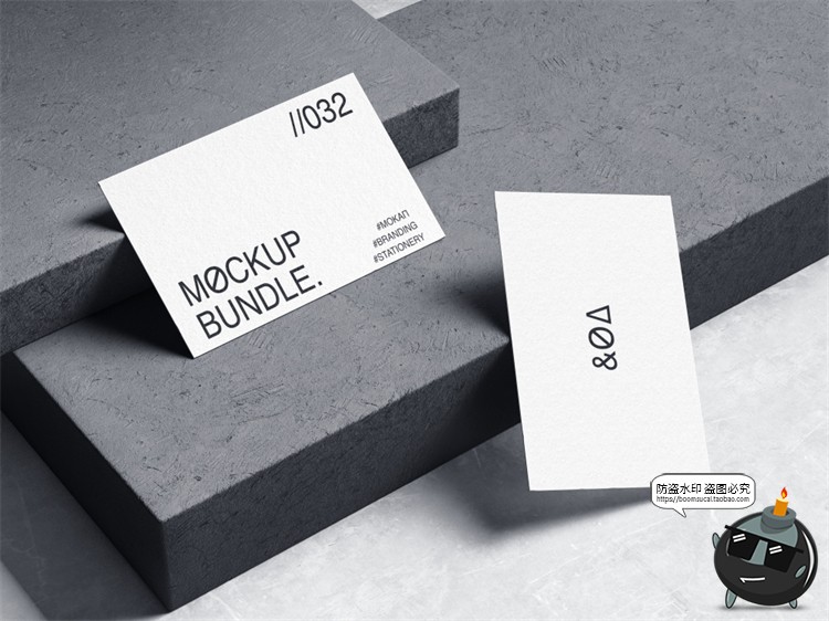 图片[2]-潮流简约名片书籍信封纸物料杯信纸文具Vi品牌样机PSD模板PS素材-设计猿