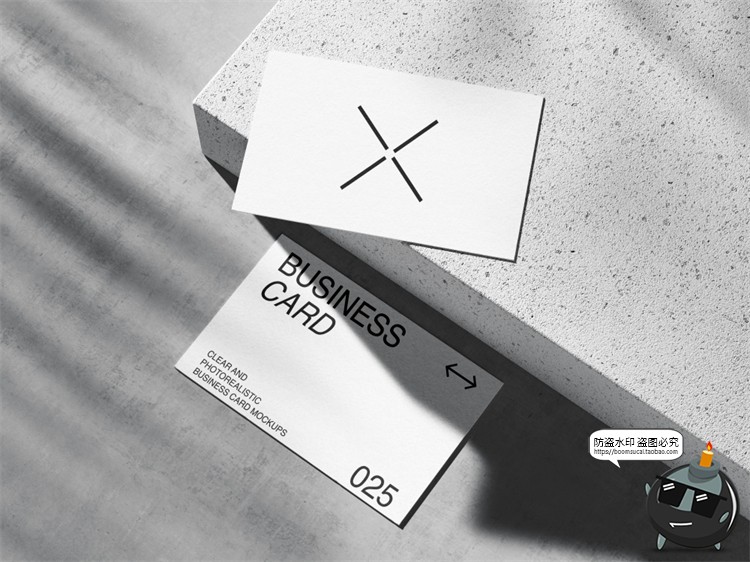 图片[4]-潮流简约名片书籍信封纸物料杯信纸文具Vi品牌样机PSD模板PS素材-设计猿