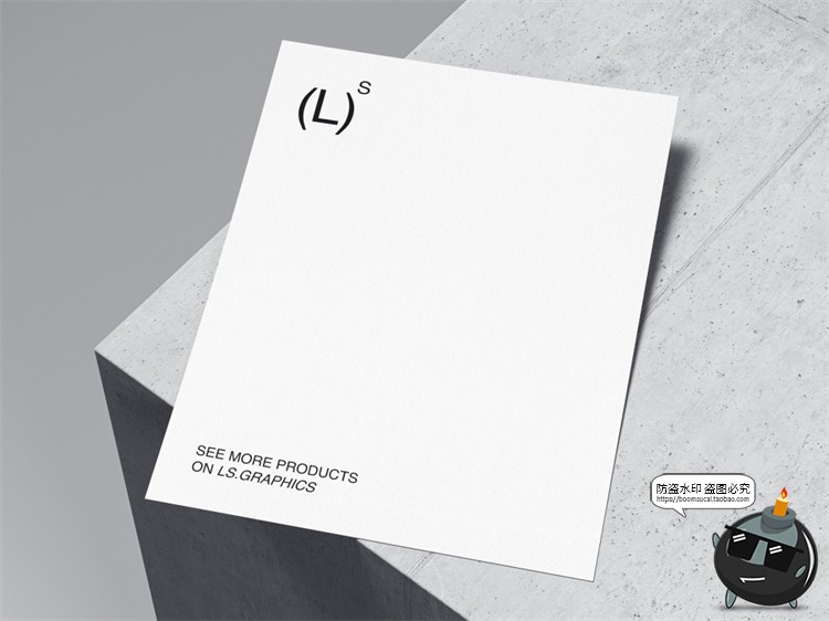 图片[6]-潮流简约名片书籍信封纸物料杯信纸文具Vi品牌样机PSD模板PS素材-设计猿