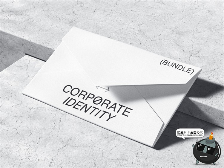 图片[9]-潮流简约名片书籍信封纸物料杯信纸文具Vi品牌样机PSD模板PS素材-设计猿
