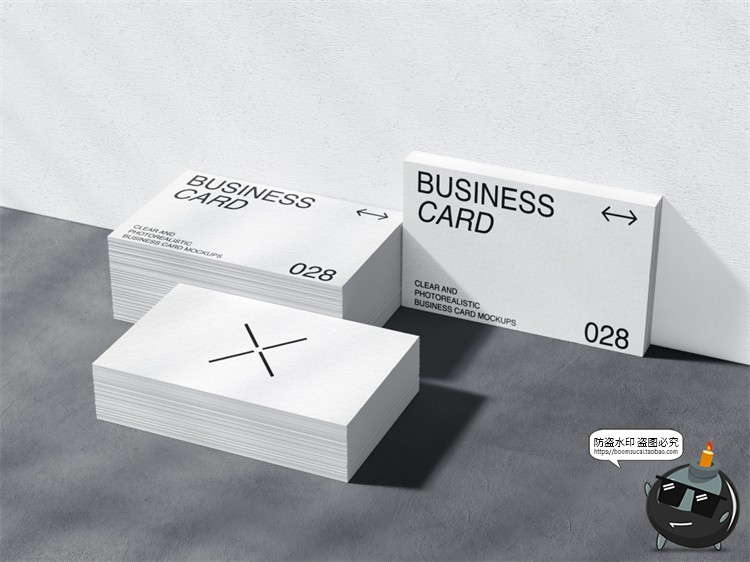 图片[26]-潮流简约名片书籍信封纸物料杯信纸文具Vi品牌样机PSD模板PS素材-设计猿