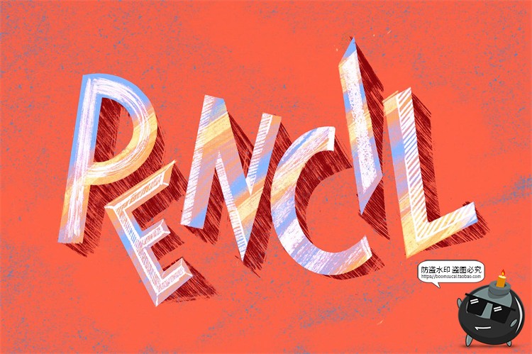 图片[3]-涂鸦风格颗粒杂点绘画插画粉笔纹理质感PS笔刷ABR格式PS笔触素材-设计猿