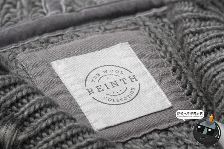 图片[25]-衣服领标标签衣标刺绣绣花标签服装品牌标志样机PSD模板PS素材-设计猿