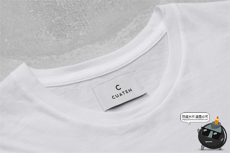 图片[26]-衣服领标标签衣标刺绣绣花标签服装品牌标志样机PSD模板PS素材-设计猿