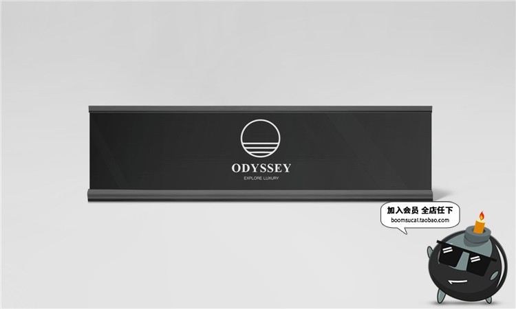 图片[4]-简约酒店床品清扫牌卫浴洗浴用品布草信封文具餐具VI样机PSD素材-设计猿