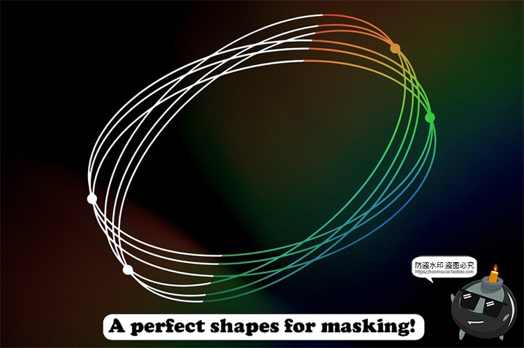 图片[3]-线性边框几何图形线条几何简约装饰元素png免抠图ps笔刷ABR素材-设计猿