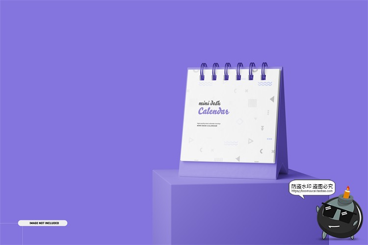 图片[3]-迷你桌面台历日历月历计划表日程表文创样机贴图PSD模板PS素材-设计猿