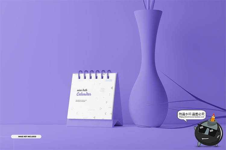 图片[4]-迷你桌面台历日历月历计划表日程表文创样机贴图PSD模板PS素材-设计猿