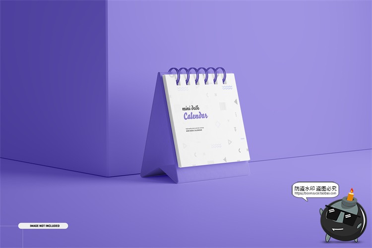 图片[5]-迷你桌面台历日历月历计划表日程表文创样机贴图PSD模板PS素材-设计猿