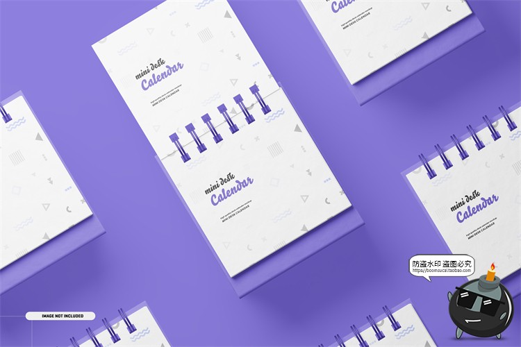 图片[10]-迷你桌面台历日历月历计划表日程表文创样机贴图PSD模板PS素材-设计猿
