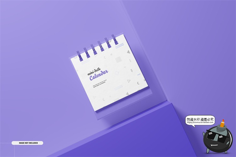 图片[11]-迷你桌面台历日历月历计划表日程表文创样机贴图PSD模板PS素材-设计猿