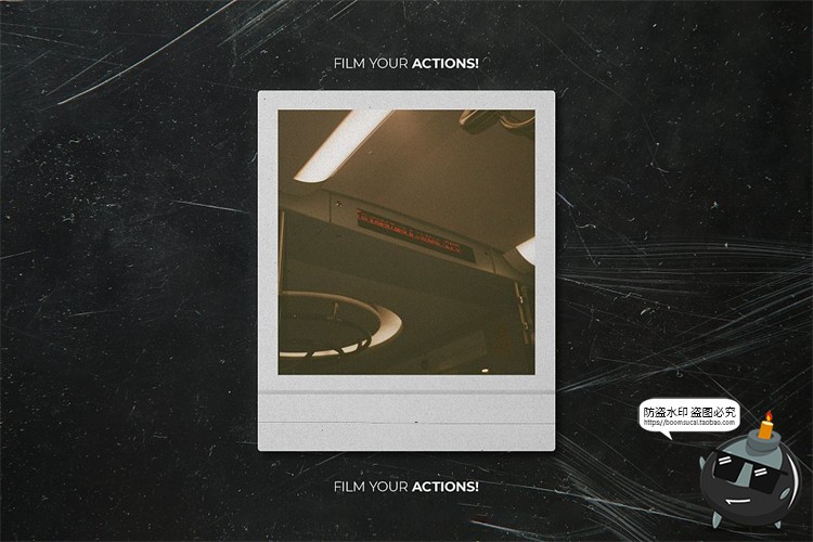 图片[16]-复古怀旧老照片胶卷电影胶片边框滤镜做旧贴图样机PSD模板PS素材-设计猿