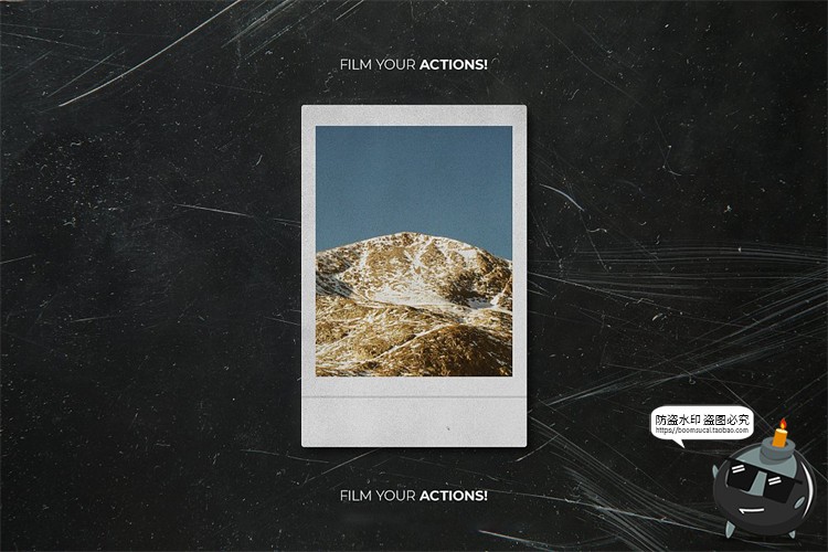 图片[24]-复古怀旧老照片胶卷电影胶片边框滤镜做旧贴图样机PSD模板PS素材-设计猿