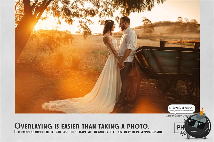 图片[2]-黄昏光效日出日落金光晕效果叠加层摄影后期合成JPG黑底图片素材-设计猿