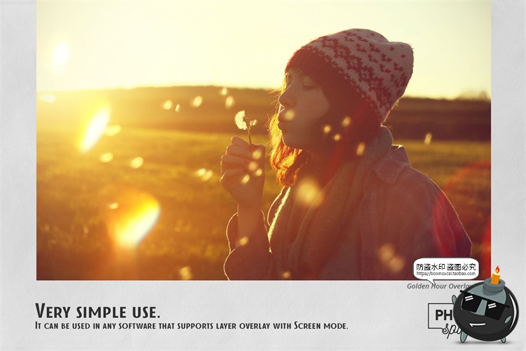 图片[6]-黄昏光效日出日落金光晕效果叠加层摄影后期合成JPG黑底图片素材-设计猿