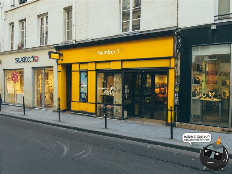 图片[9]-欧式街头复古商业店铺商店招牌玻璃门头门面店招样机PSD模板素材-设计猿