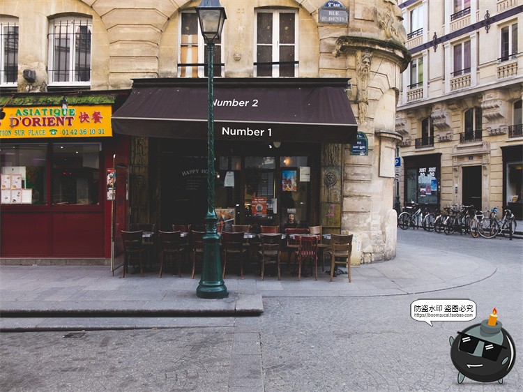 图片[17]-欧式街头复古商业店铺商店招牌玻璃门头门面店招样机PSD模板素材-设计猿