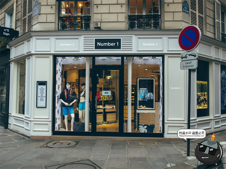 图片[29]-欧式街头复古商业店铺商店招牌玻璃门头门面店招样机PSD模板素材-设计猿