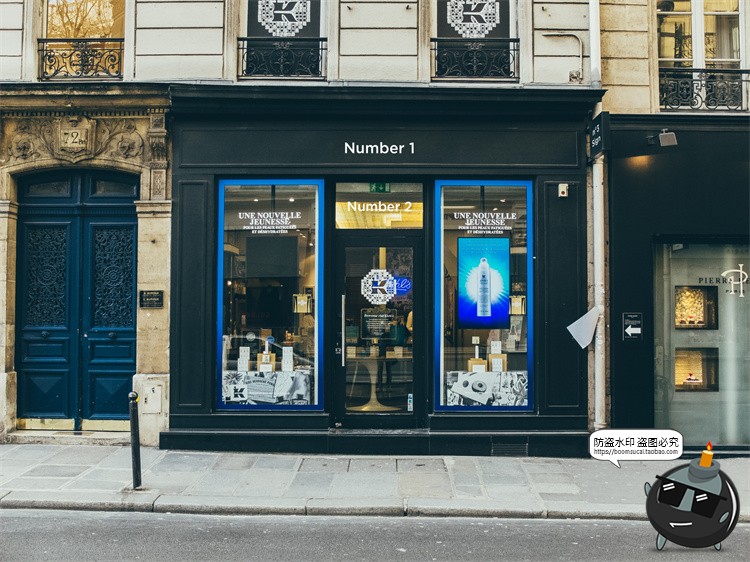 图片[30]-欧式街头复古商业店铺商店招牌玻璃门头门面店招样机PSD模板素材-设计猿