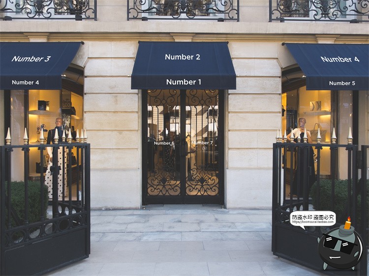 图片[40]-欧式街头复古商业店铺商店招牌玻璃门头门面店招样机PSD模板素材-设计猿