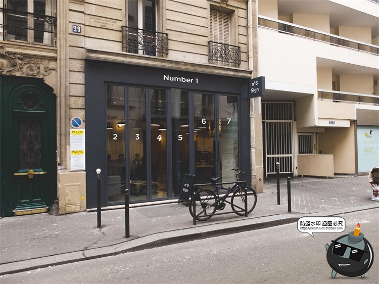 图片[50]-欧式街头复古商业店铺商店招牌玻璃门头门面店招样机PSD模板素材-设计猿