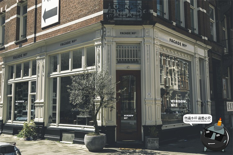 图片[57]-欧式街头复古商业店铺商店招牌玻璃门头门面店招样机PSD模板素材-设计猿