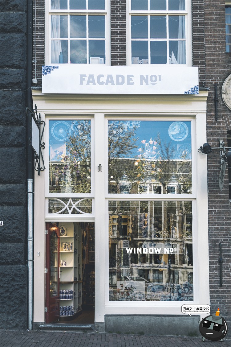 图片[61]-欧式街头复古商业店铺商店招牌玻璃门头门面店招样机PSD模板素材-设计猿