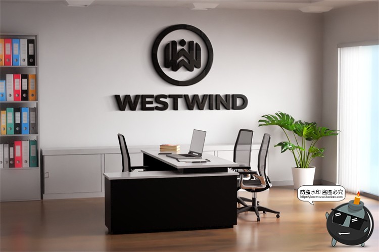 图片[6]-公司企业形象3D立体LOGO标志办公室会议室墙展示样机PSD模板素材-设计猿