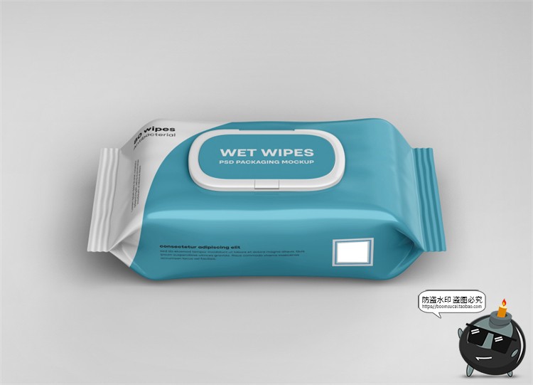 图片[7]-卫生纸巾湿厕湿巾酒精湿纸巾产品包装贴图效果图样机PSD模板素材-设计猿