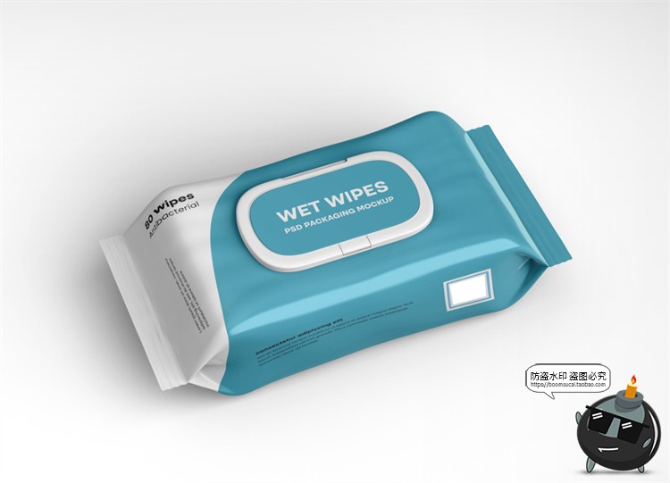 图片[8]-卫生纸巾湿厕湿巾酒精湿纸巾产品包装贴图效果图样机PSD模板素材-设计猿