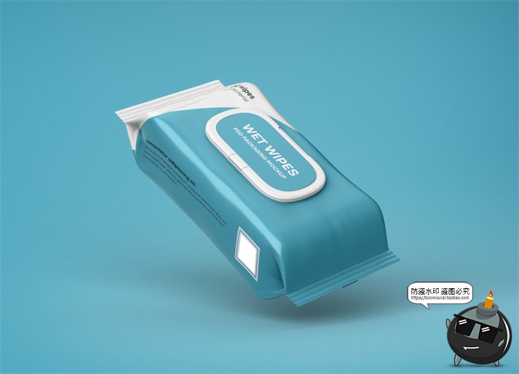 图片[9]-卫生纸巾湿厕湿巾酒精湿纸巾产品包装贴图效果图样机PSD模板素材-设计猿