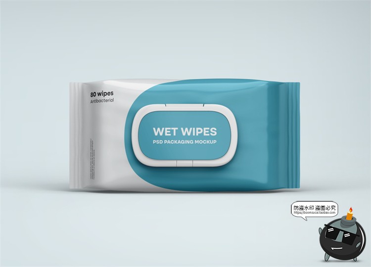 图片[10]-卫生纸巾湿厕湿巾酒精湿纸巾产品包装贴图效果图样机PSD模板素材-设计猿