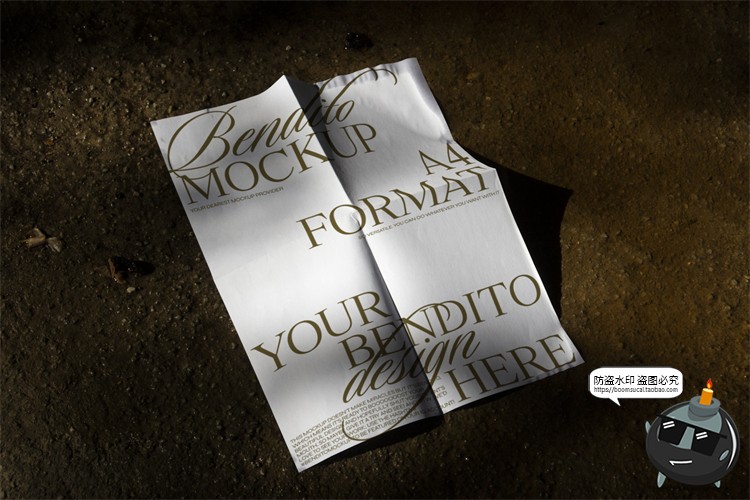 图片[1]-小众日光质感文创VI海报名片传单户外广告手PSD模板样机PS素材-设计猿