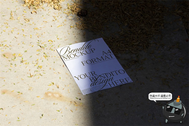 图片[4]-小众日光质感文创VI海报名片传单户外广告手PSD模板样机PS素材-设计猿