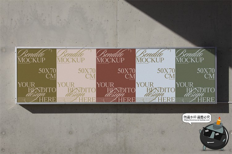 图片[47]-小众日光质感文创VI海报名片传单户外广告手PSD模板样机PS素材-设计猿