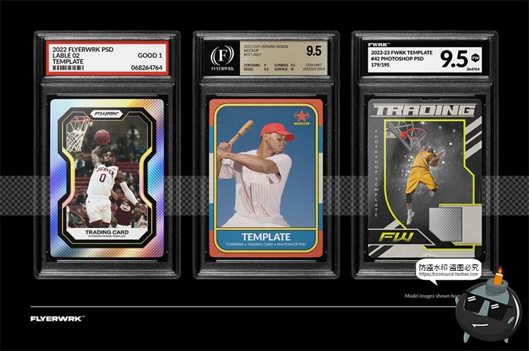 图片[3]-盲盒卡牌玩具纸牌空卡模型保护套贴图效果展示PSD模板样机PS素材-设计猿