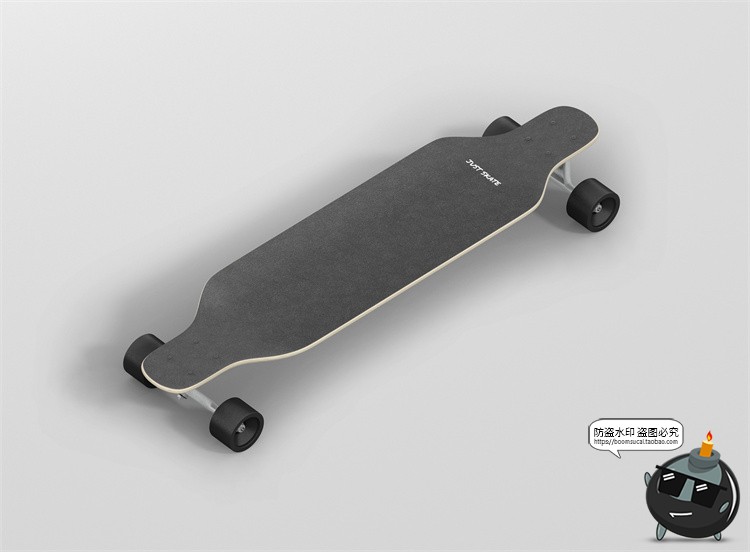 图片[1]-街头潮流滑板滑轮板产品多角度效果展示mockups样机PSD模板PS素材-设计猿