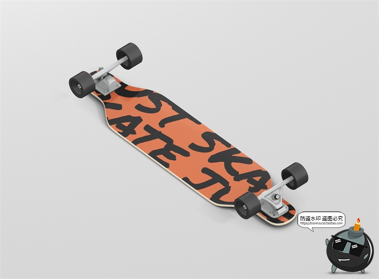 图片[5]-街头潮流滑板滑轮板产品多角度效果展示mockups样机PSD模板PS素材-设计猿